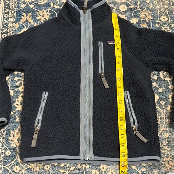 Patagonia Blue Zipper Closure Pockets Fleece Jacket Gorpcore Outdoor - Picture 11 of 11